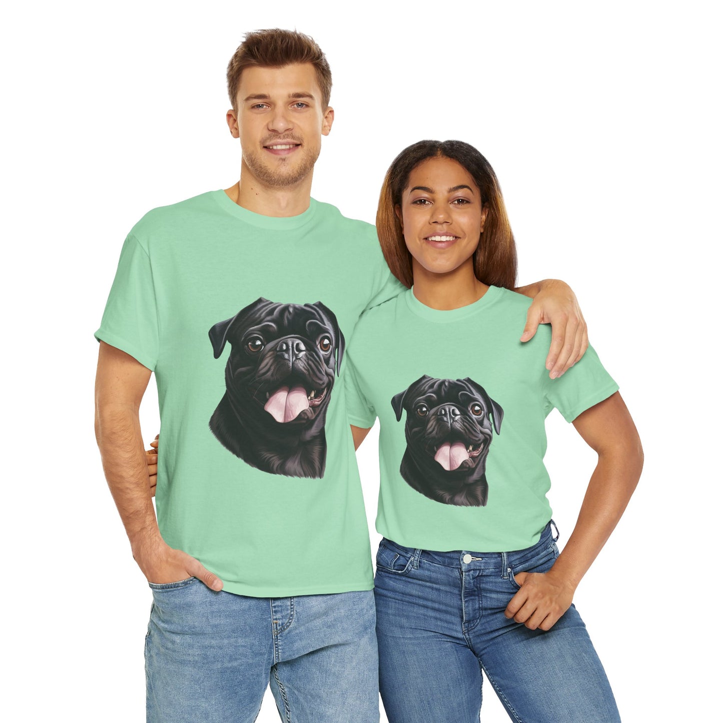 Dog Lover Unisex Tee with Vibrant Design - Ideal for Casual Outings and Gifting