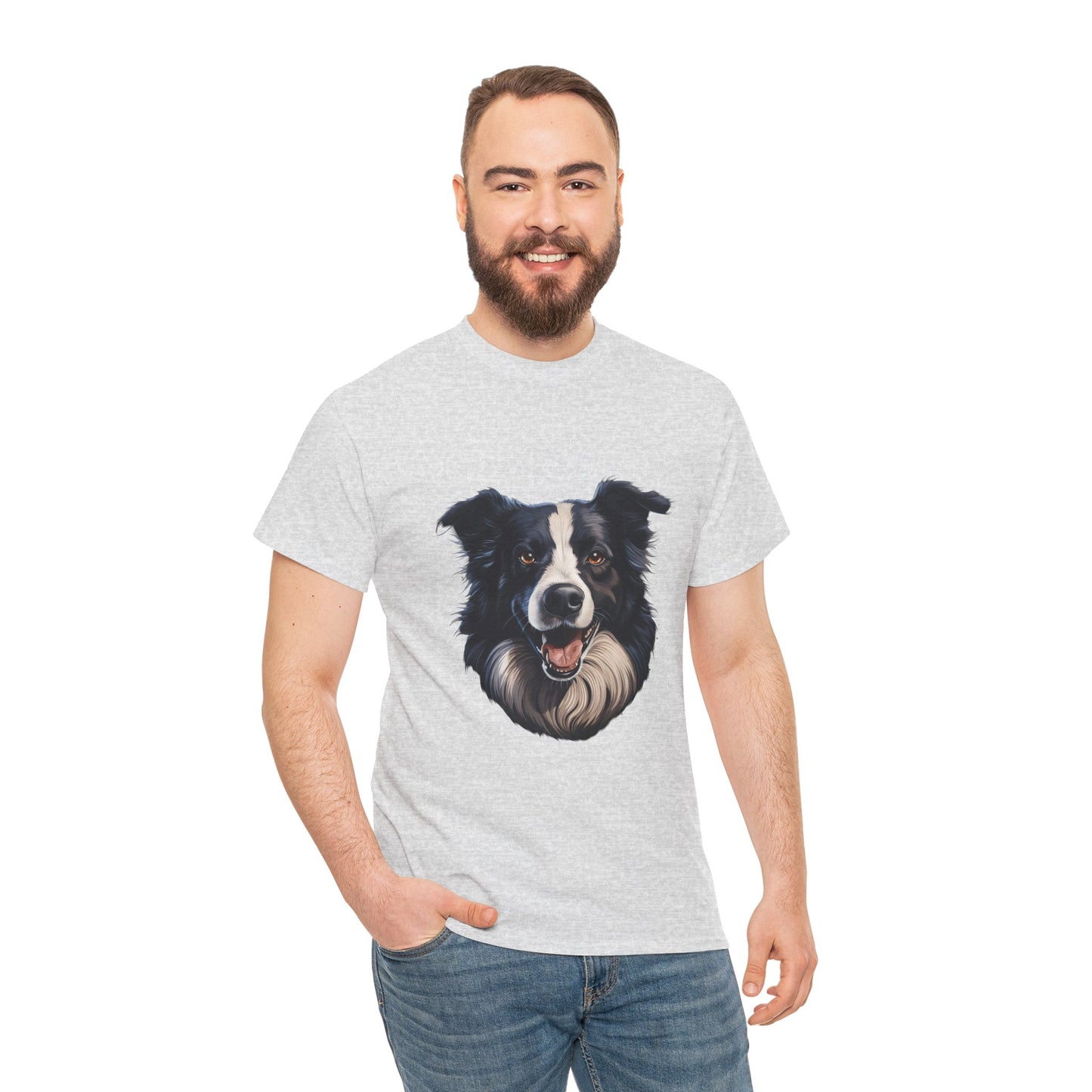 Dog Lover Unisex Tee with Vibrant Design - Ideal for Casual Outings and Gifting