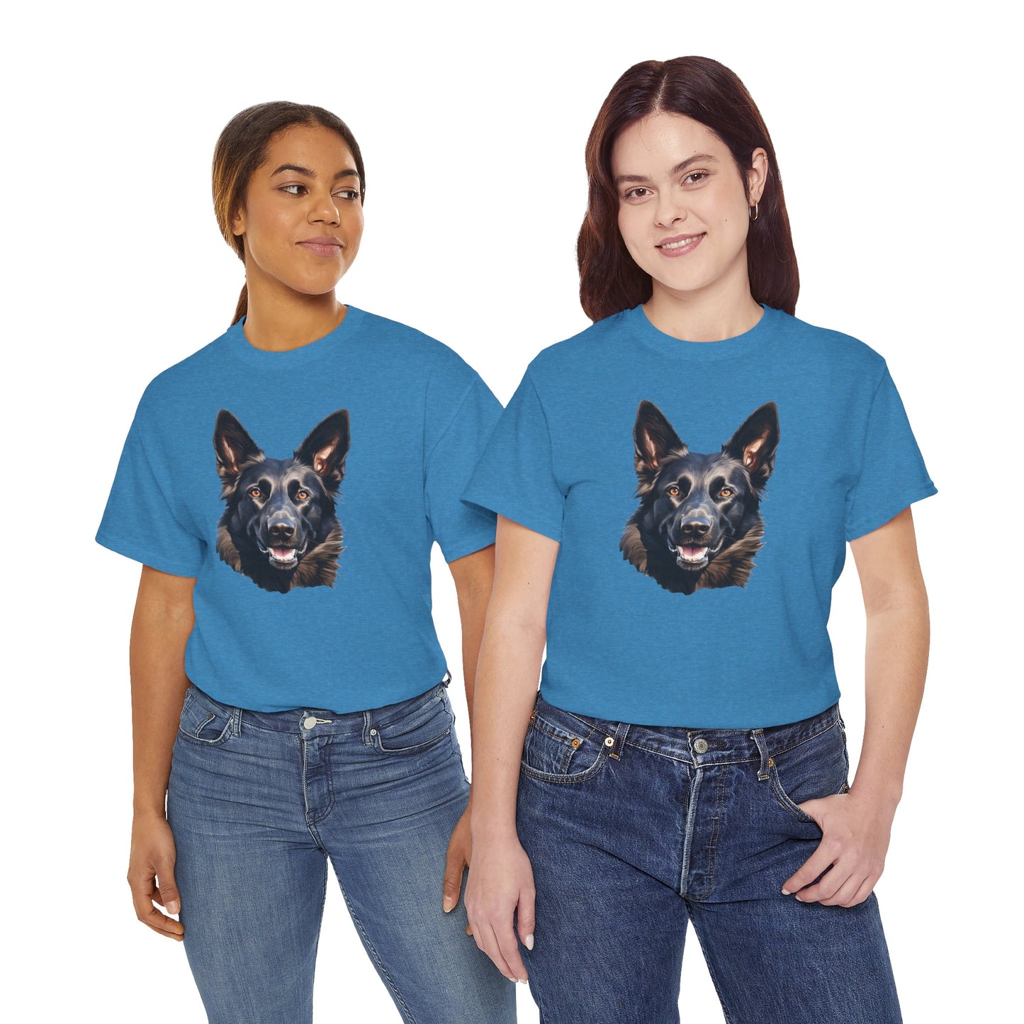 Dog Lover Unisex Tee with Vibrant Design - Ideal for Casual Outings and Gifting