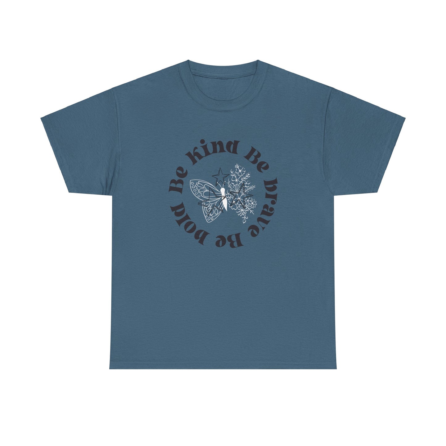 Be Kind Unisex Heavy Cotton Tee - Comfortable, Positive Vibes Apparel