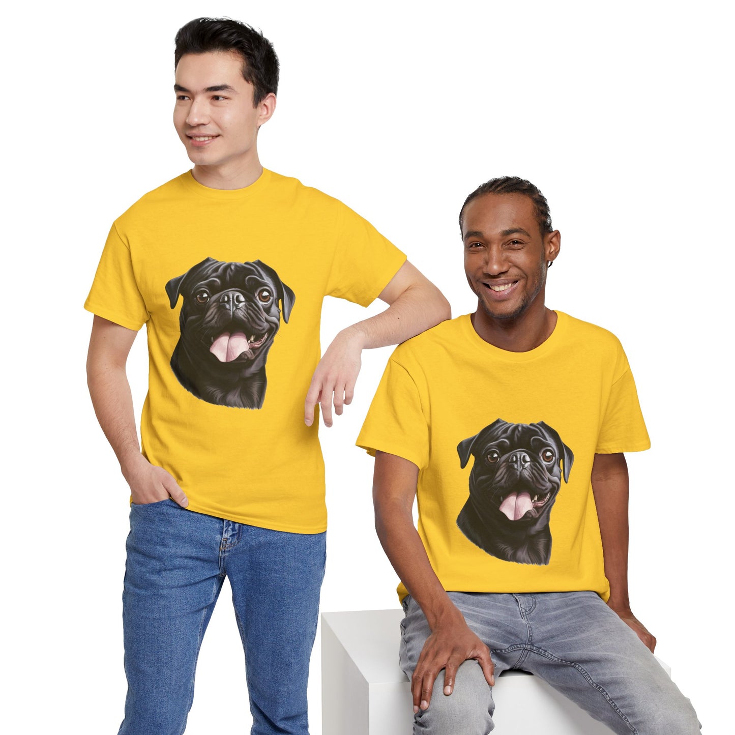 Dog Lover Unisex Tee with Vibrant Design - Ideal for Casual Outings and Gifting