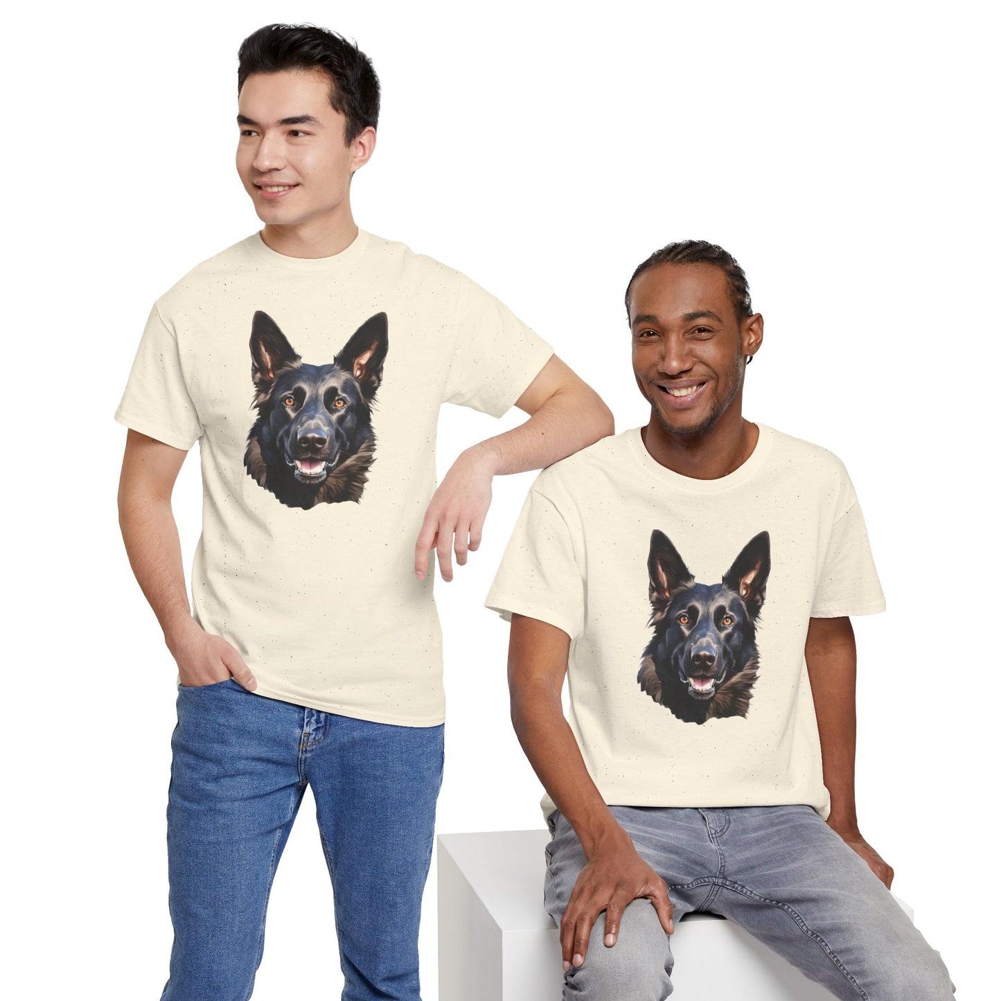 Dog Lover Unisex Tee with Vibrant Design - Ideal for Casual Outings and Gifting