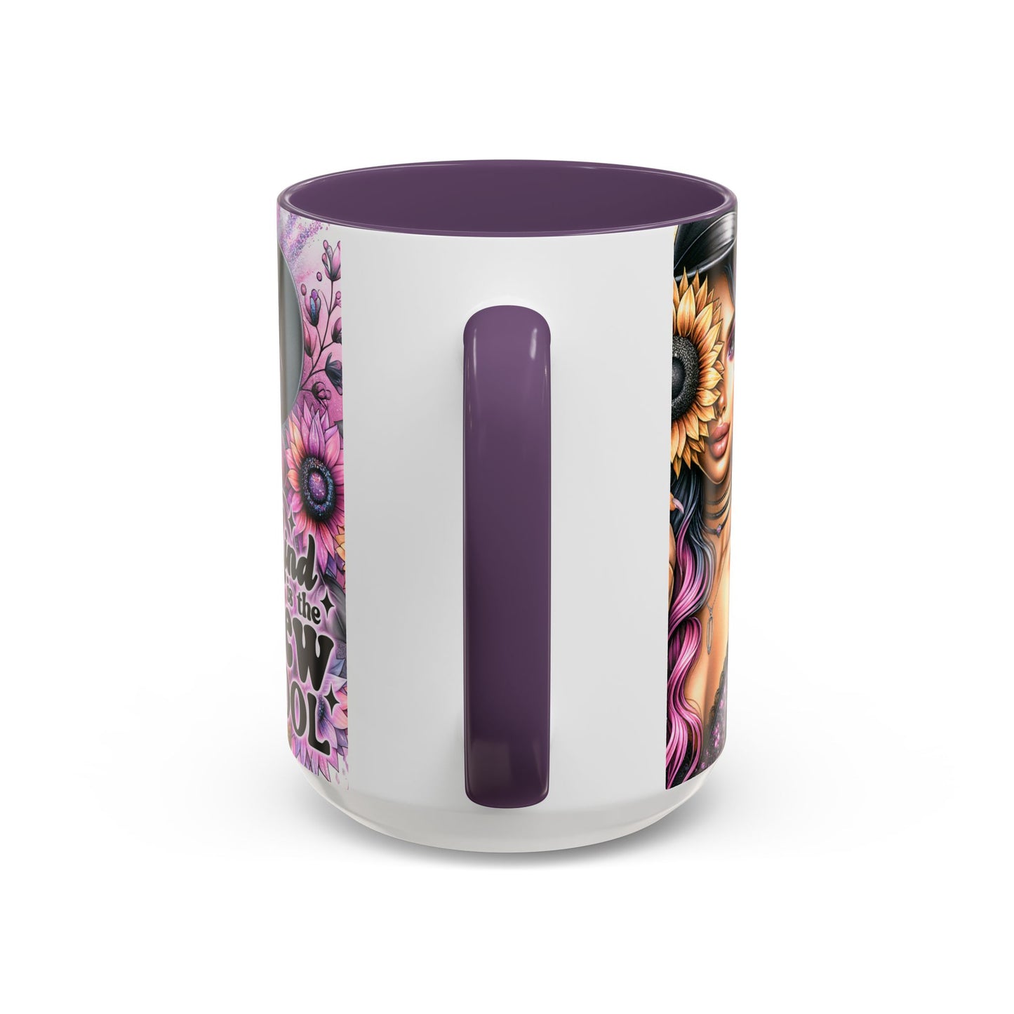 Floral Accent Mug - 15oz Kindness is the New Cool Coffee Cup
