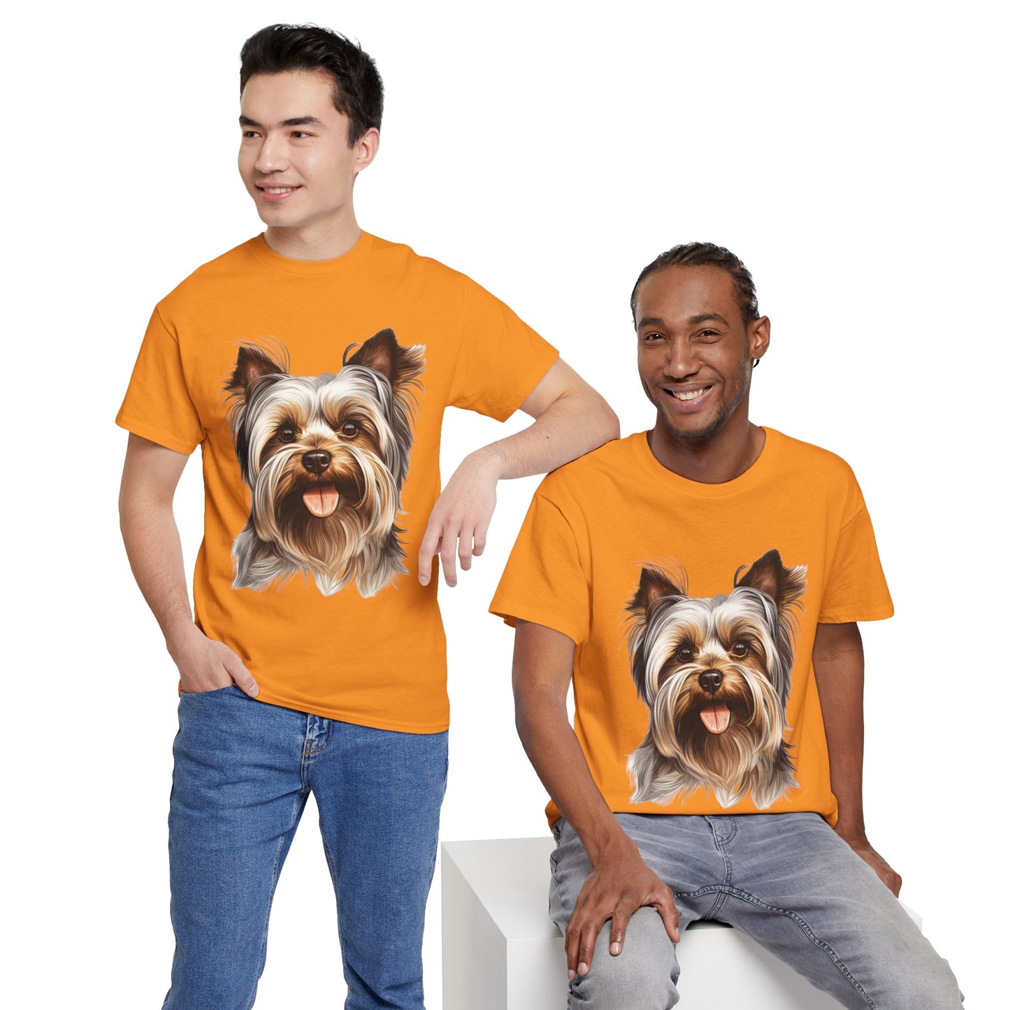 Dog Lover Unisex Tee with Vibrant Design - Ideal for Casual Outings and Gifting Yorkshire Terrier