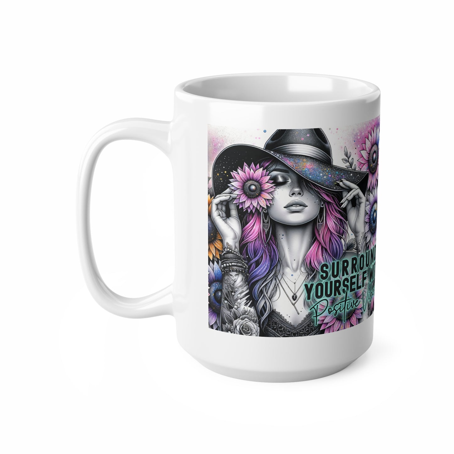 Coffee Cups - Positive Vibes 11oz & 15oz
