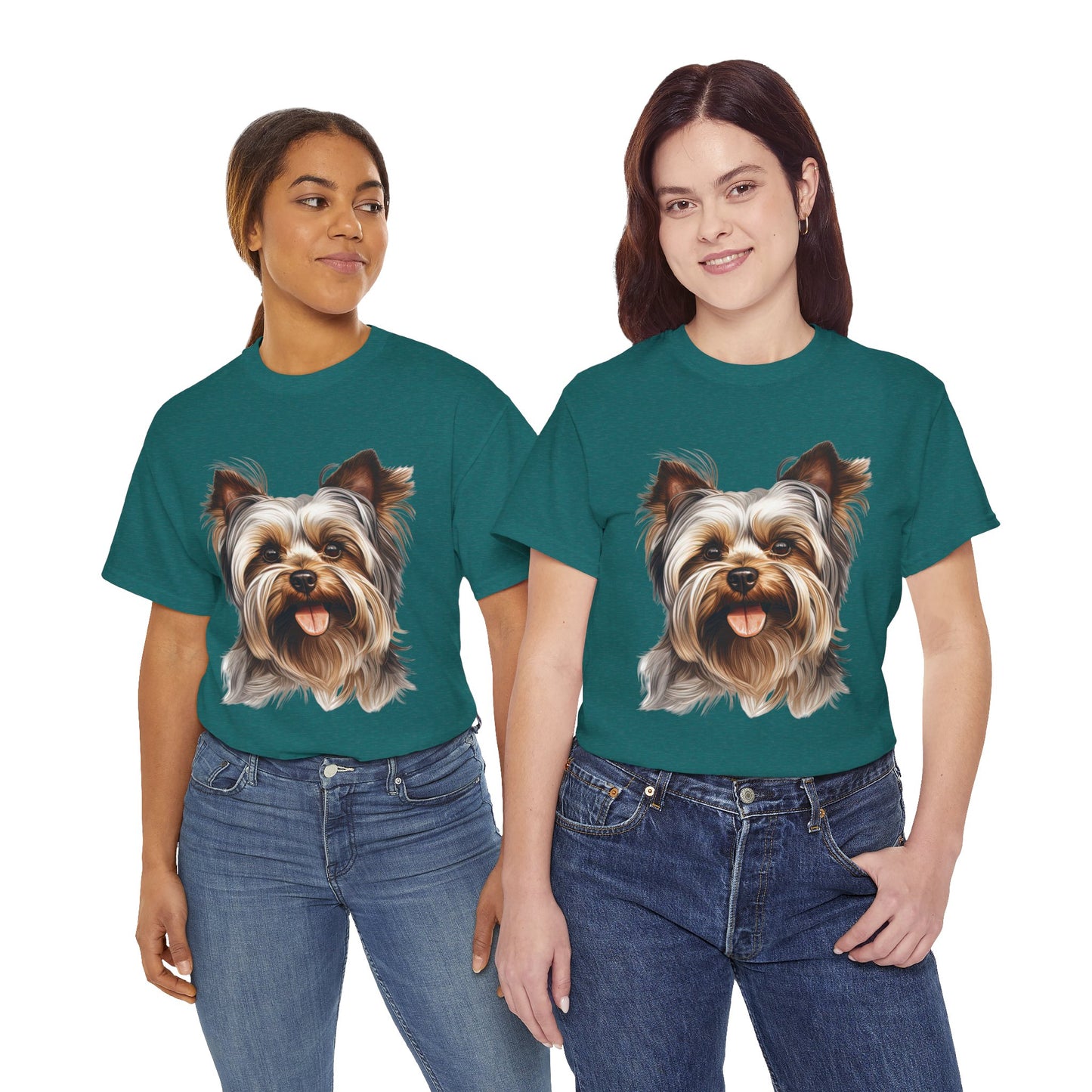 Dog Lover Unisex Tee with Vibrant Design - Ideal for Casual Outings and Gifting Yorkshire Terrier