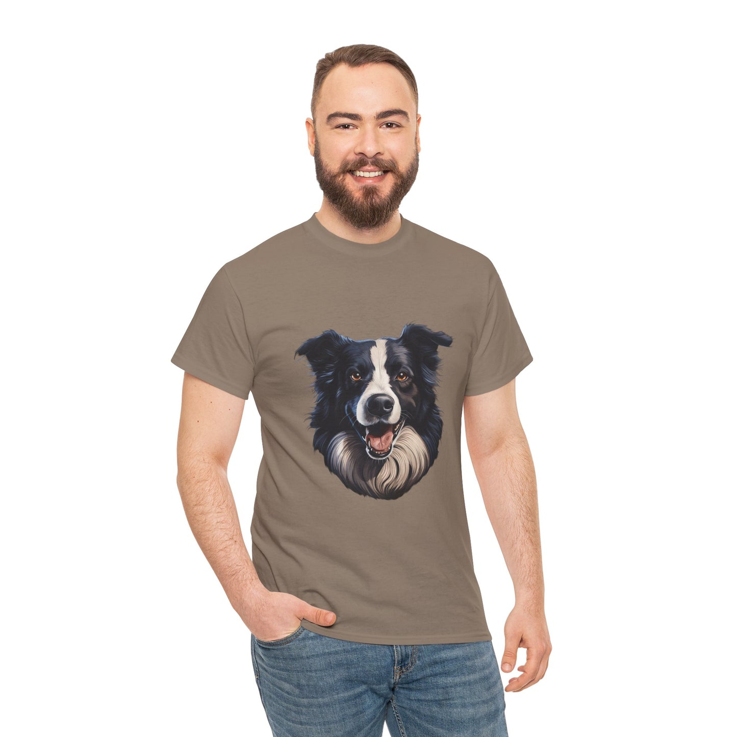 Dog Lover Unisex Tee with Vibrant Design - Ideal for Casual Outings and Gifting
