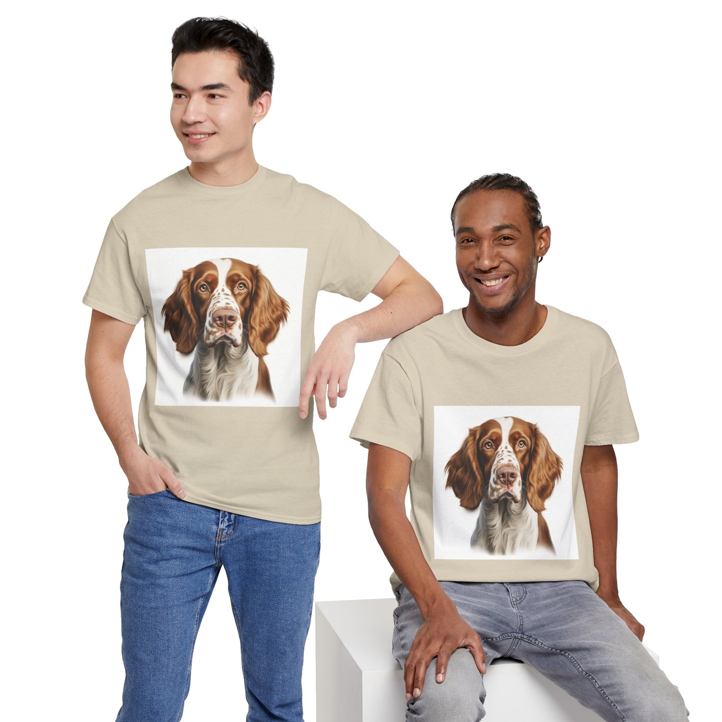 Dog Lover Unisex Tee with Vibrant Design - Ideal for Casual Outings and Gifting