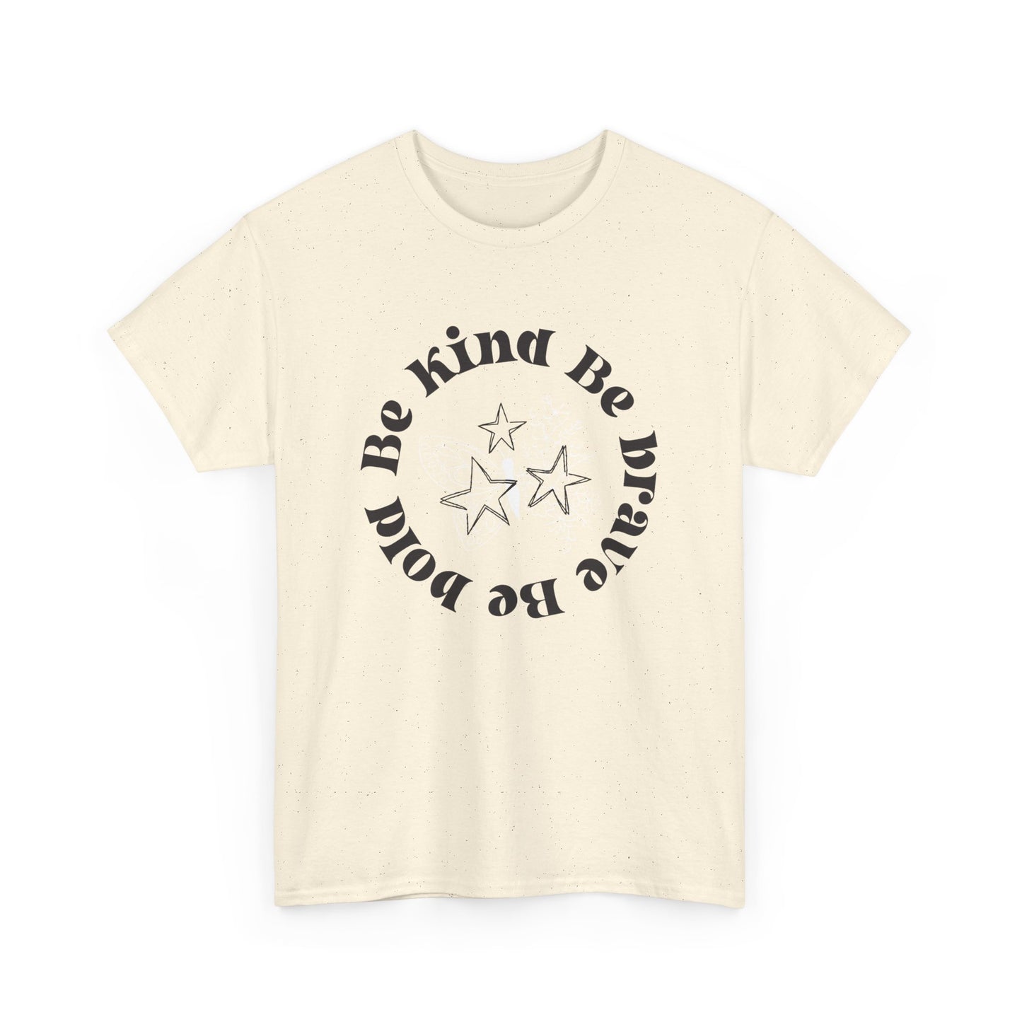 Be Kind Unisex Heavy Cotton Tee - Comfortable, Positive Vibes Apparel