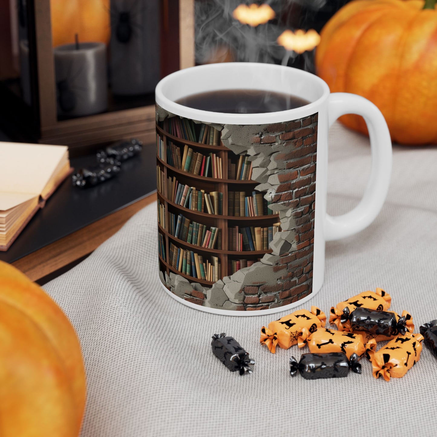 Bookshelf Mug