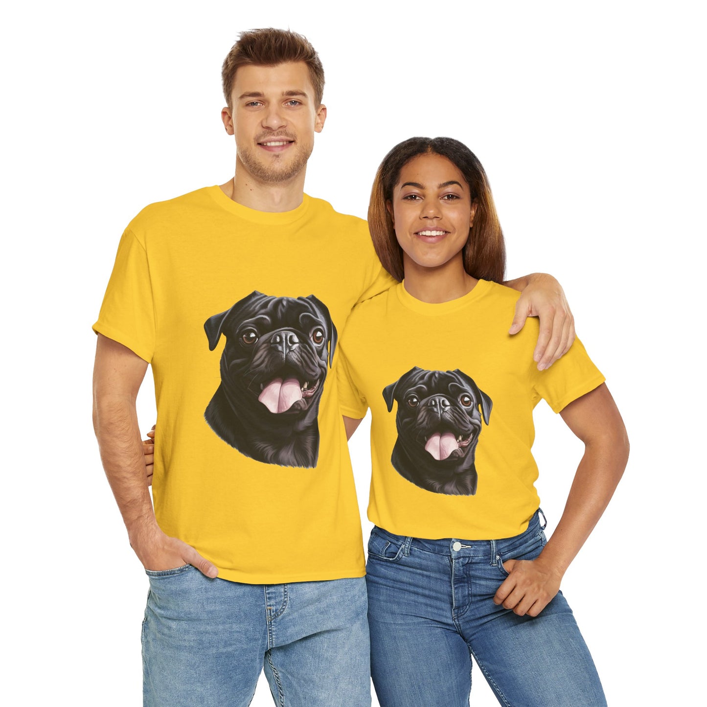 Dog Lover Unisex Tee with Vibrant Design - Ideal for Casual Outings and Gifting