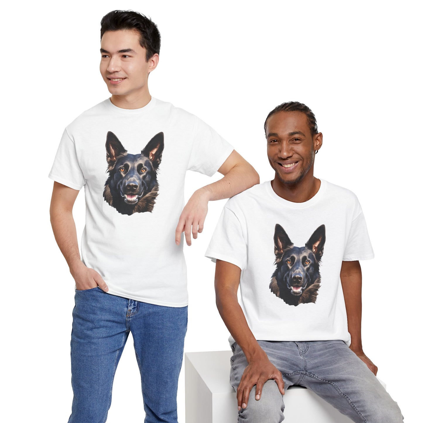 Dog Lover Unisex Tee with Vibrant Design - Ideal for Casual Outings and Gifting