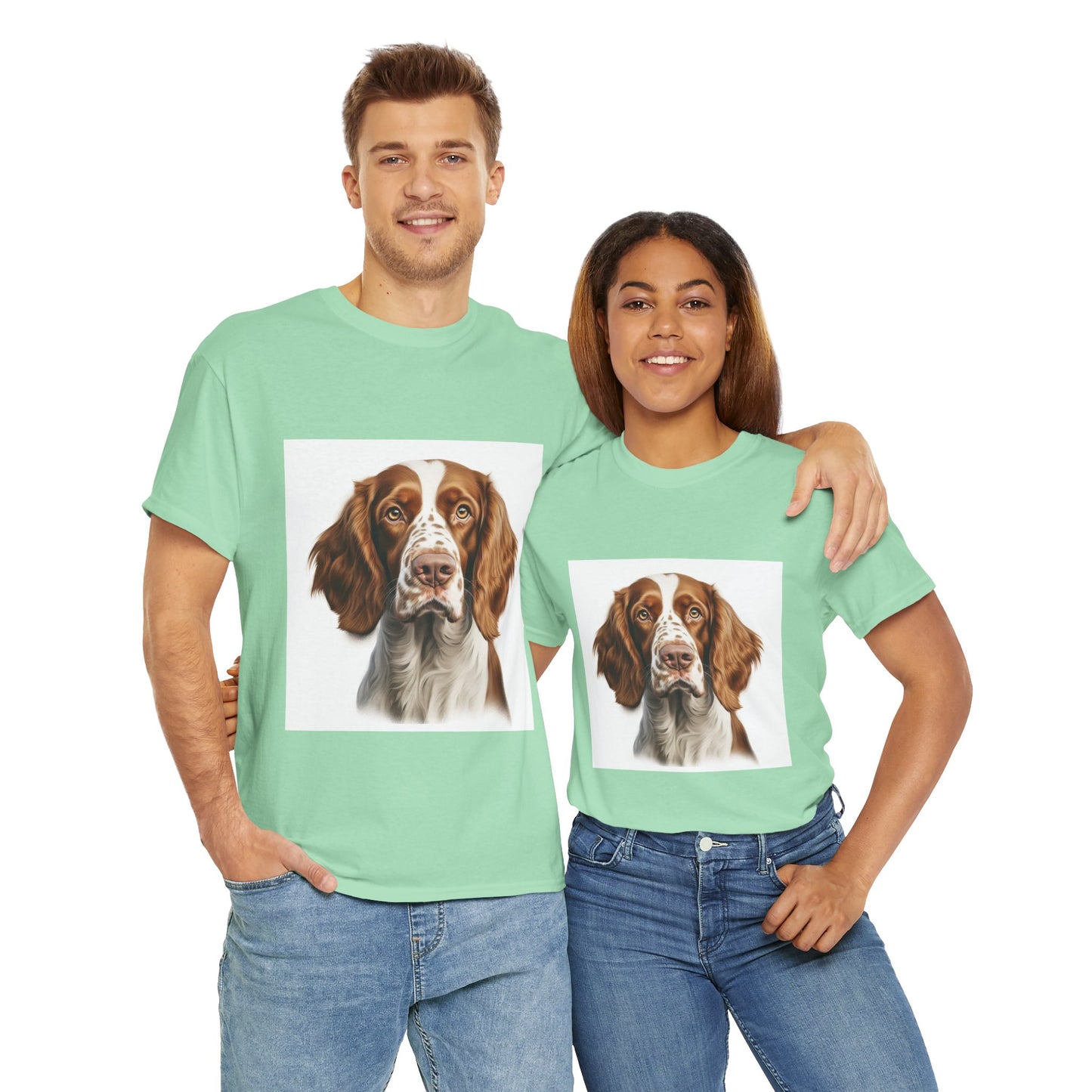 Dog Lover Unisex Tee with Vibrant Design - Ideal for Casual Outings and Gifting