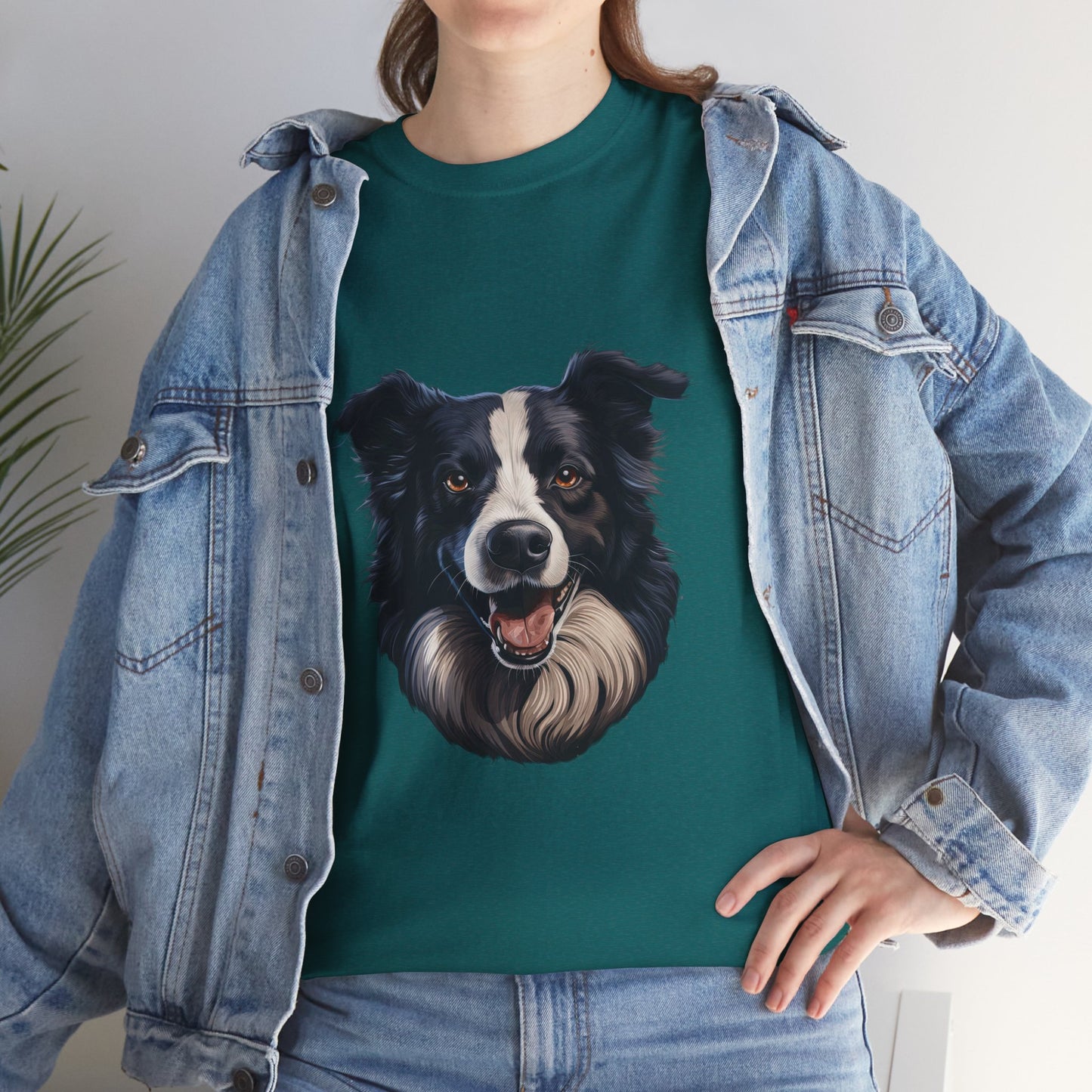 Dog Lover Unisex Tee with Vibrant Design - Ideal for Casual Outings and Gifting