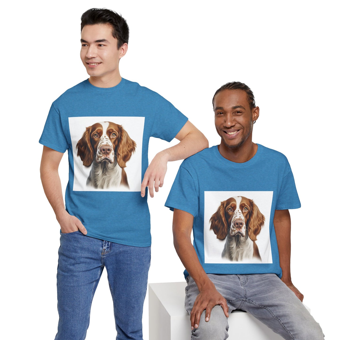 Dog Lover Unisex Tee with Vibrant Design - Ideal for Casual Outings and Gifting