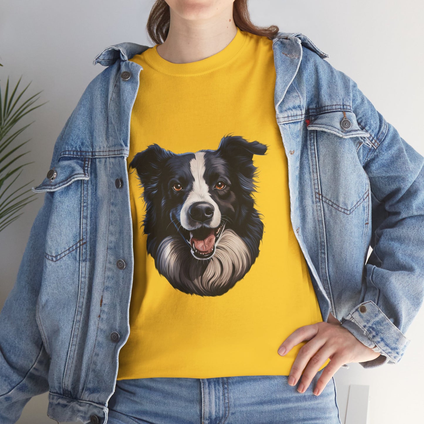Dog Lover Unisex Tee with Vibrant Design - Ideal for Casual Outings and Gifting