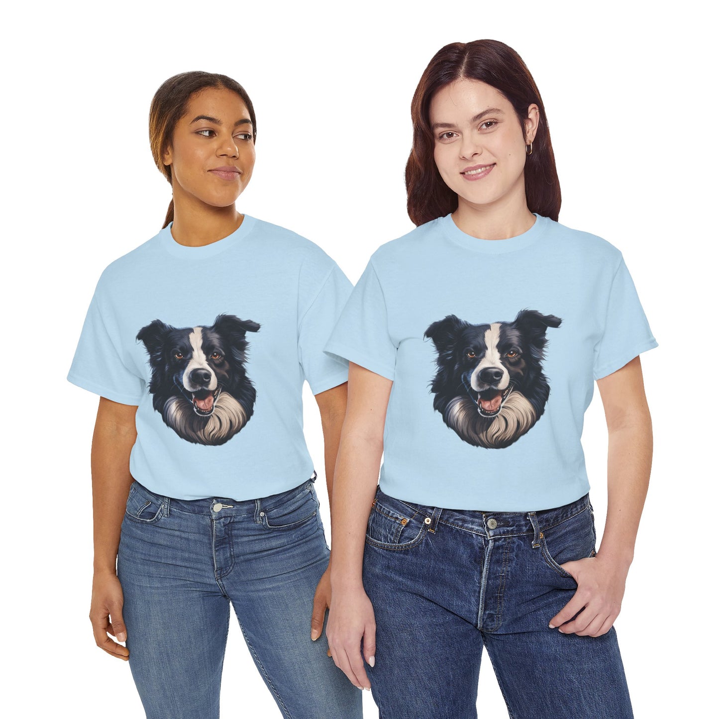 Dog Lover Unisex Tee with Vibrant Design - Ideal for Casual Outings and Gifting