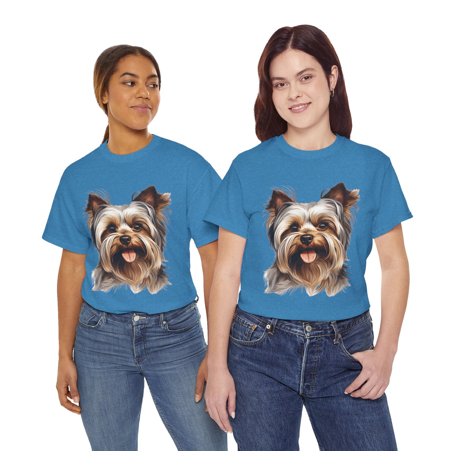 Dog Lover Unisex Tee with Vibrant Design - Ideal for Casual Outings and Gifting Yorkshire Terrier