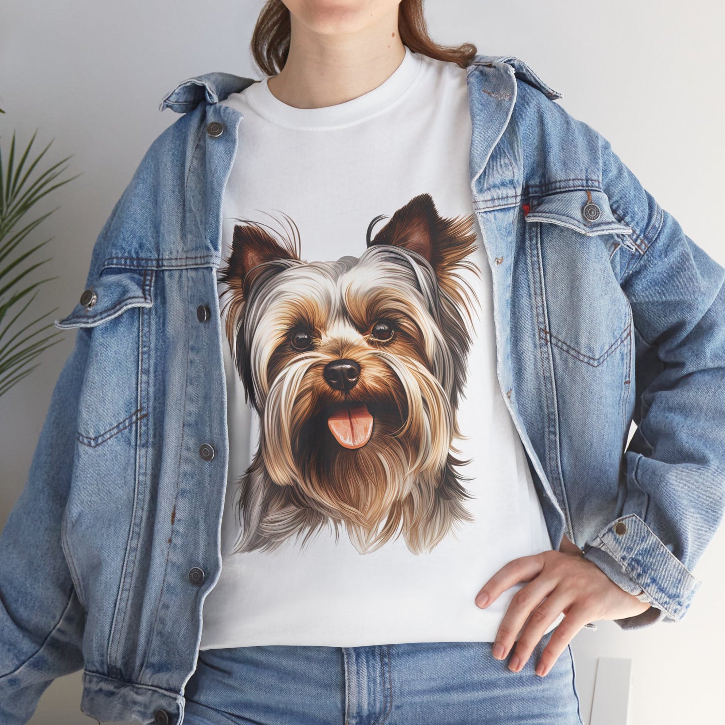 Dog Lover Unisex Tee with Vibrant Design - Ideal for Casual Outings and Gifting Yorkshire Terrier
