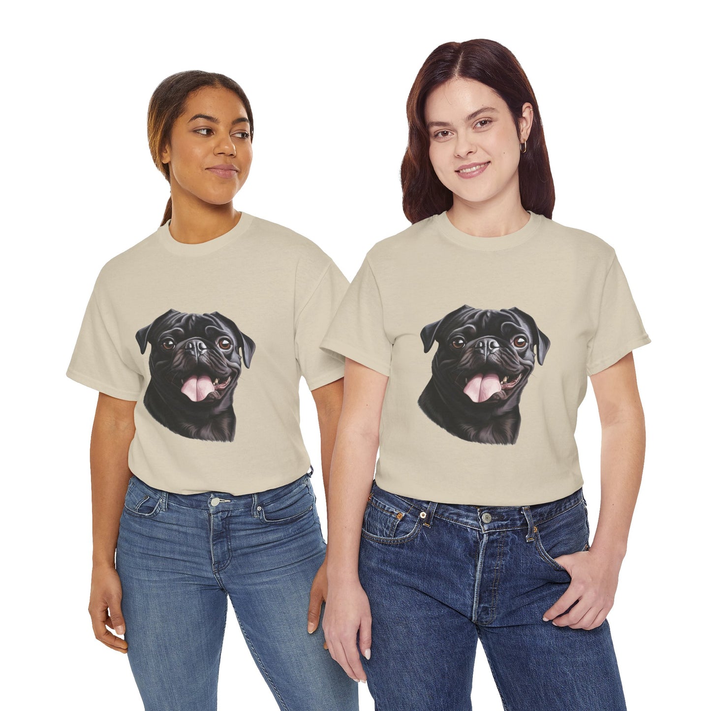Dog Lover Unisex Tee with Vibrant Design - Ideal for Casual Outings and Gifting