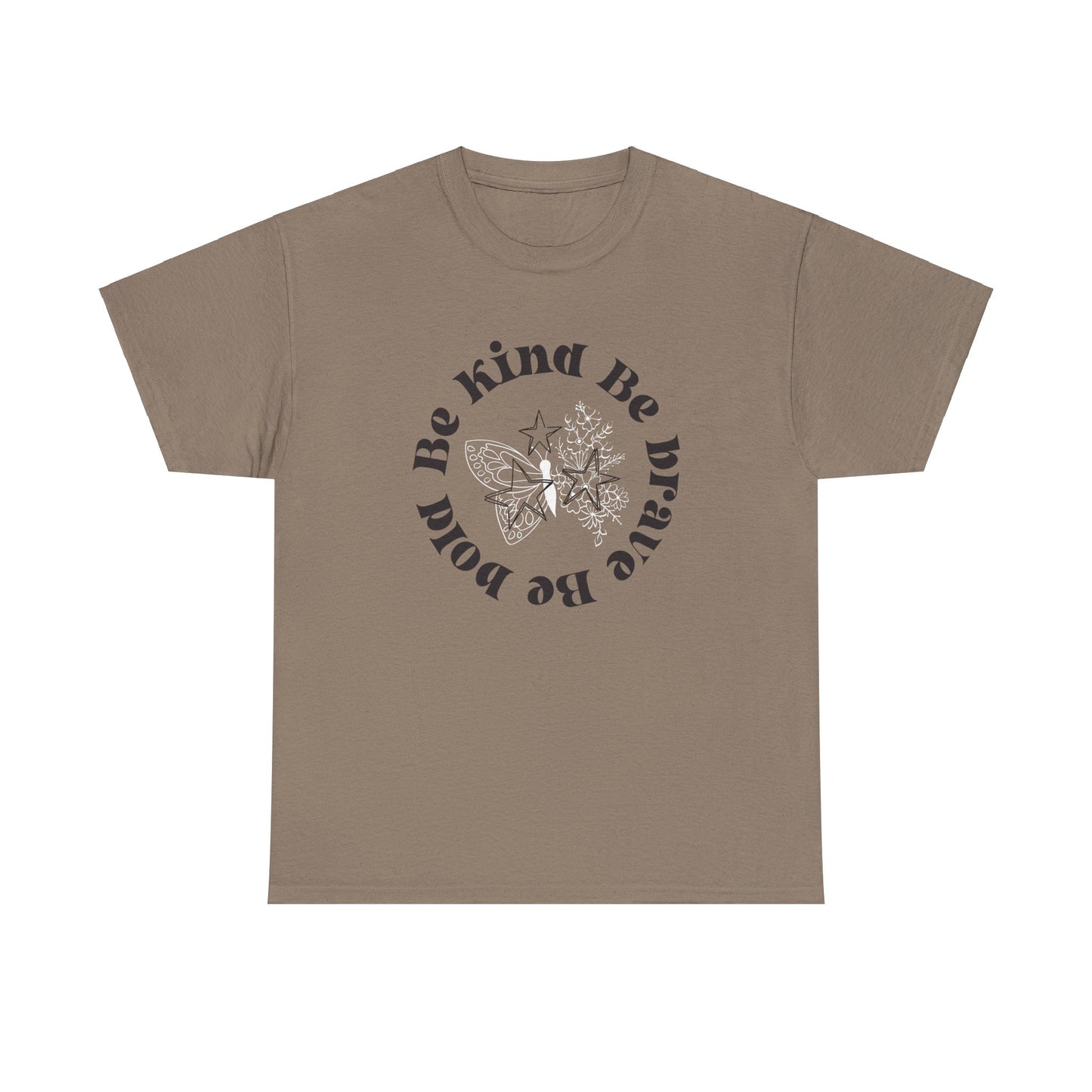 Be Kind Unisex Heavy Cotton Tee - Comfortable, Positive Vibes Apparel