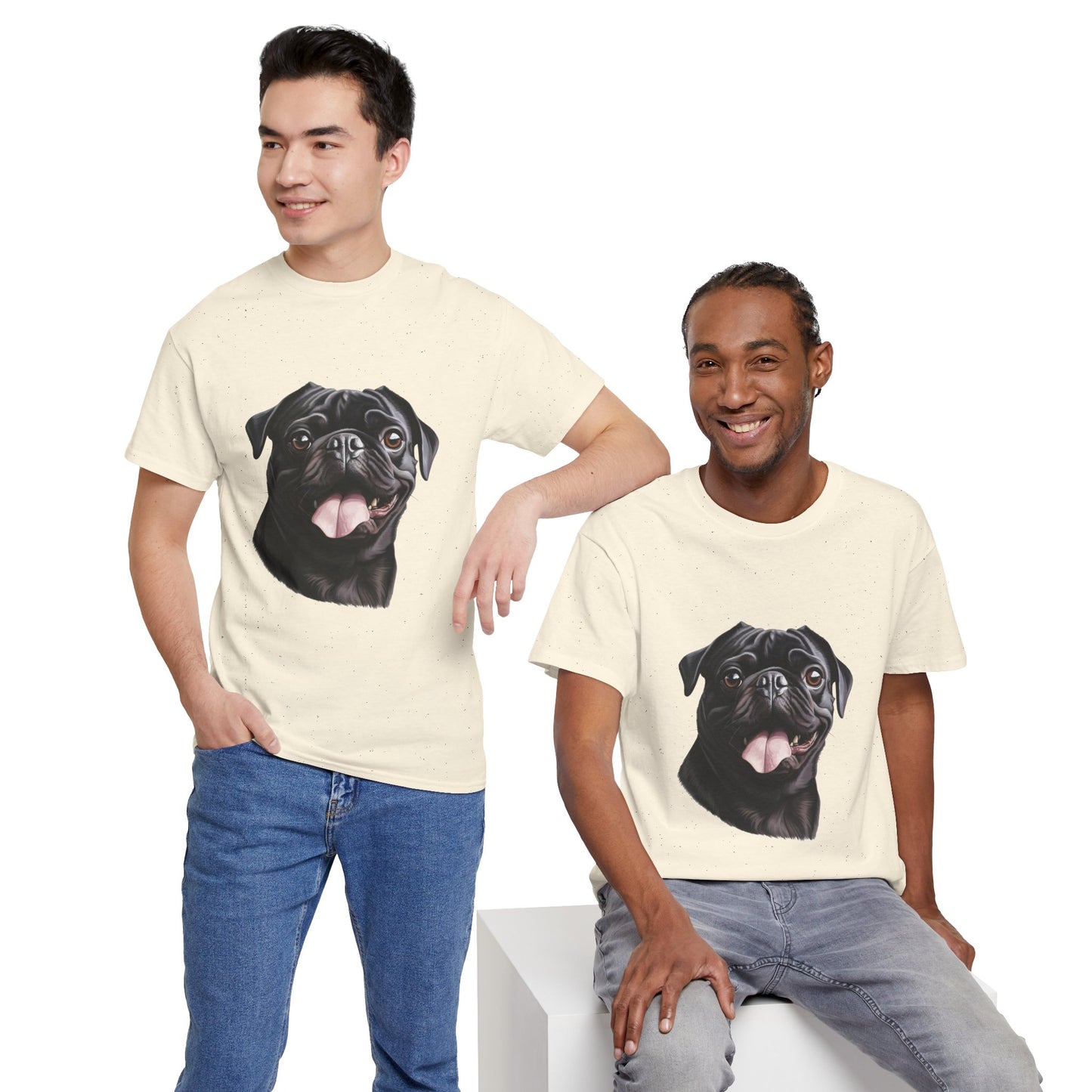 Dog Lover Unisex Tee with Vibrant Design - Ideal for Casual Outings and Gifting