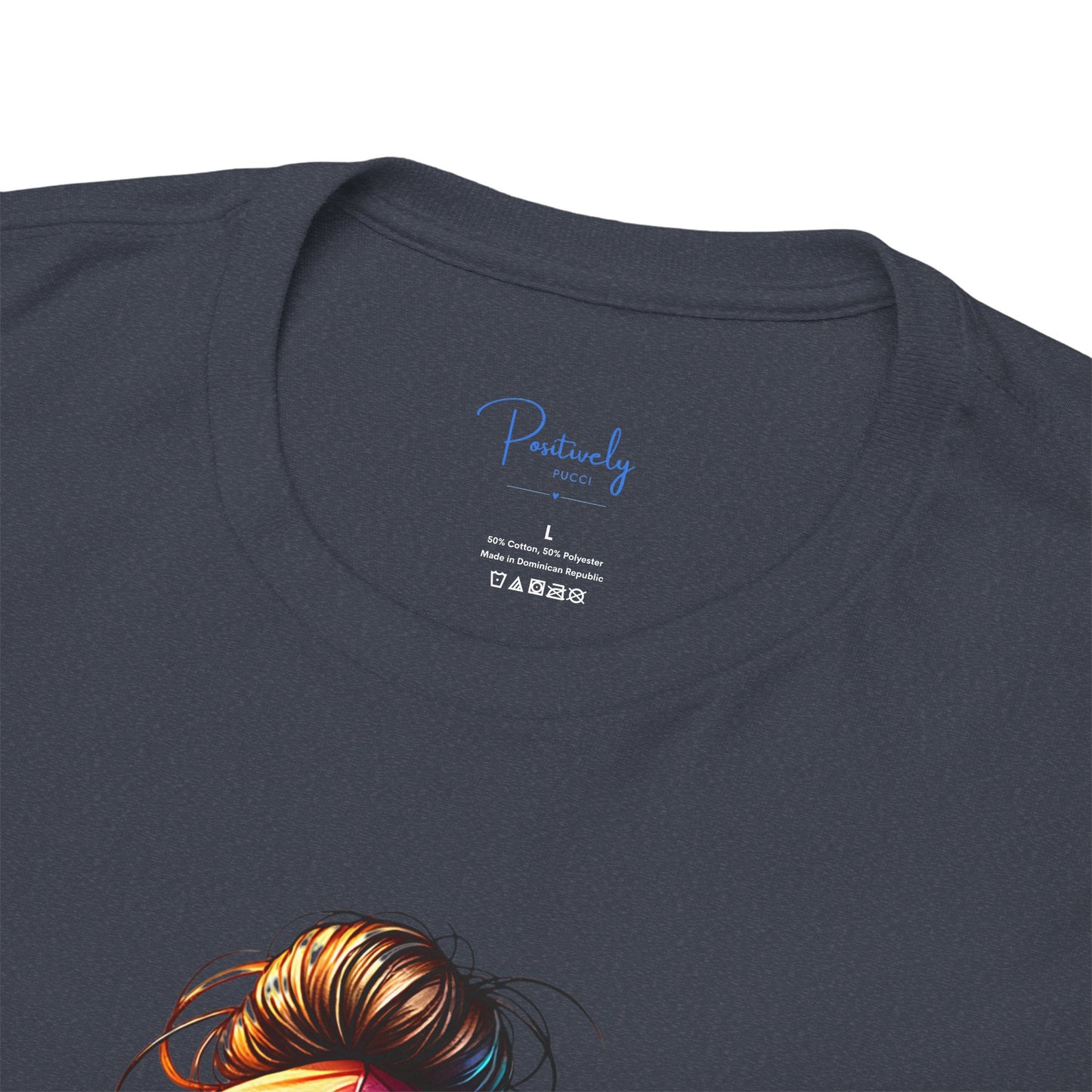 Colorful Cotton Tee - Trendy and Dramatic Design