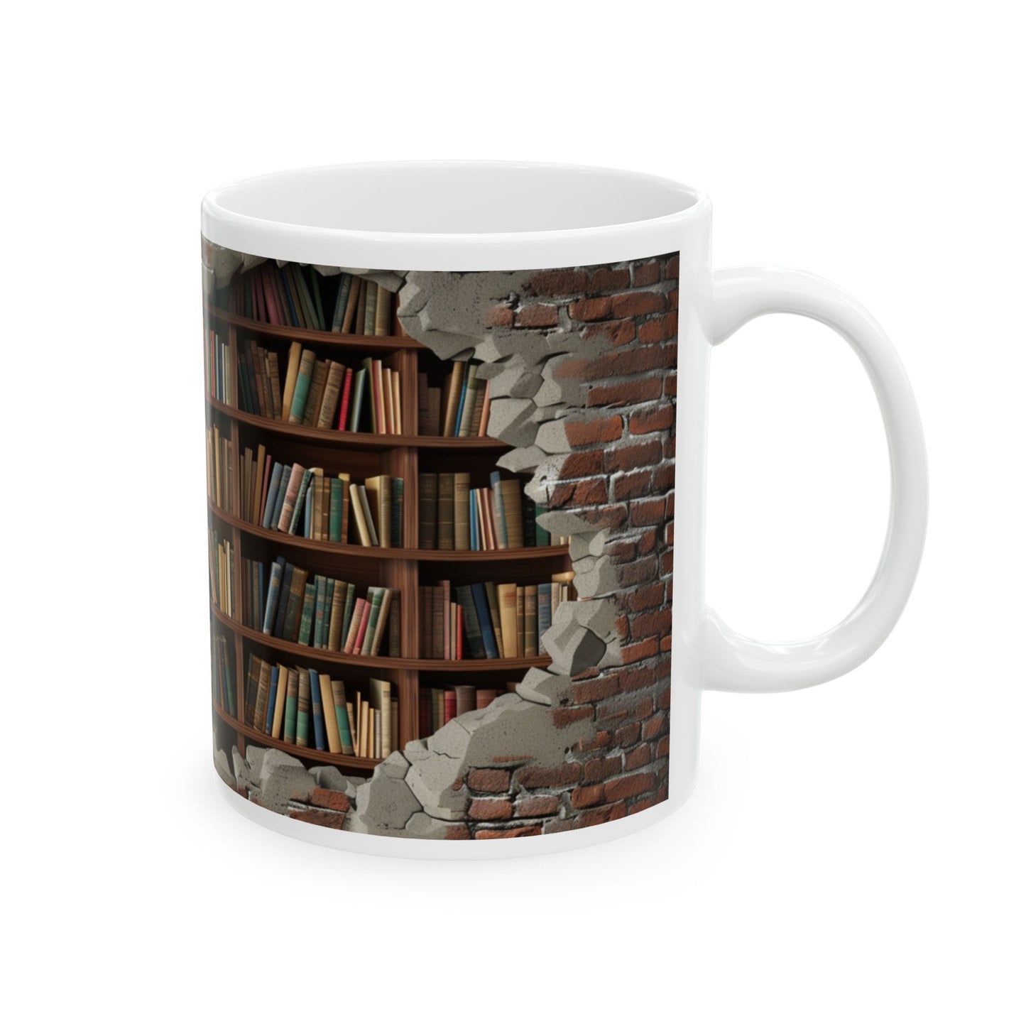 Bookshelf Mug