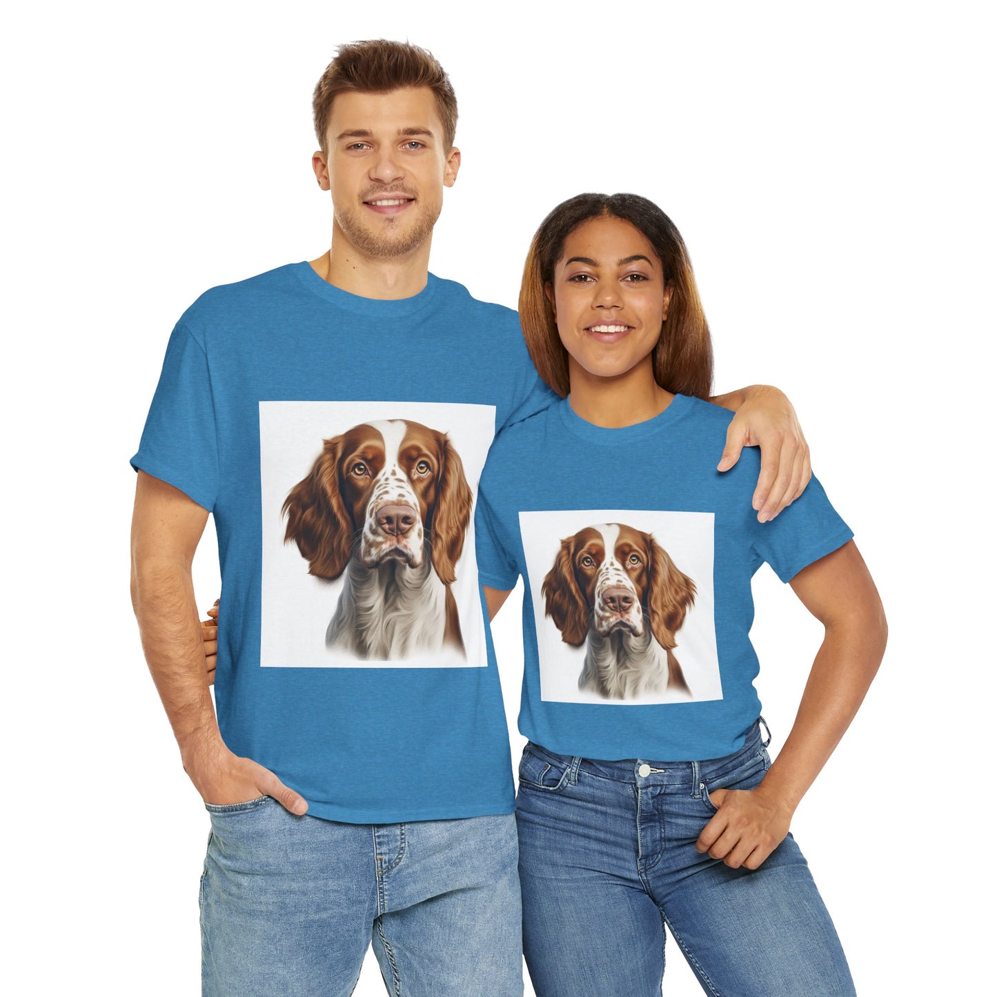 Dog Lover Unisex Tee with Vibrant Design - Ideal for Casual Outings and Gifting