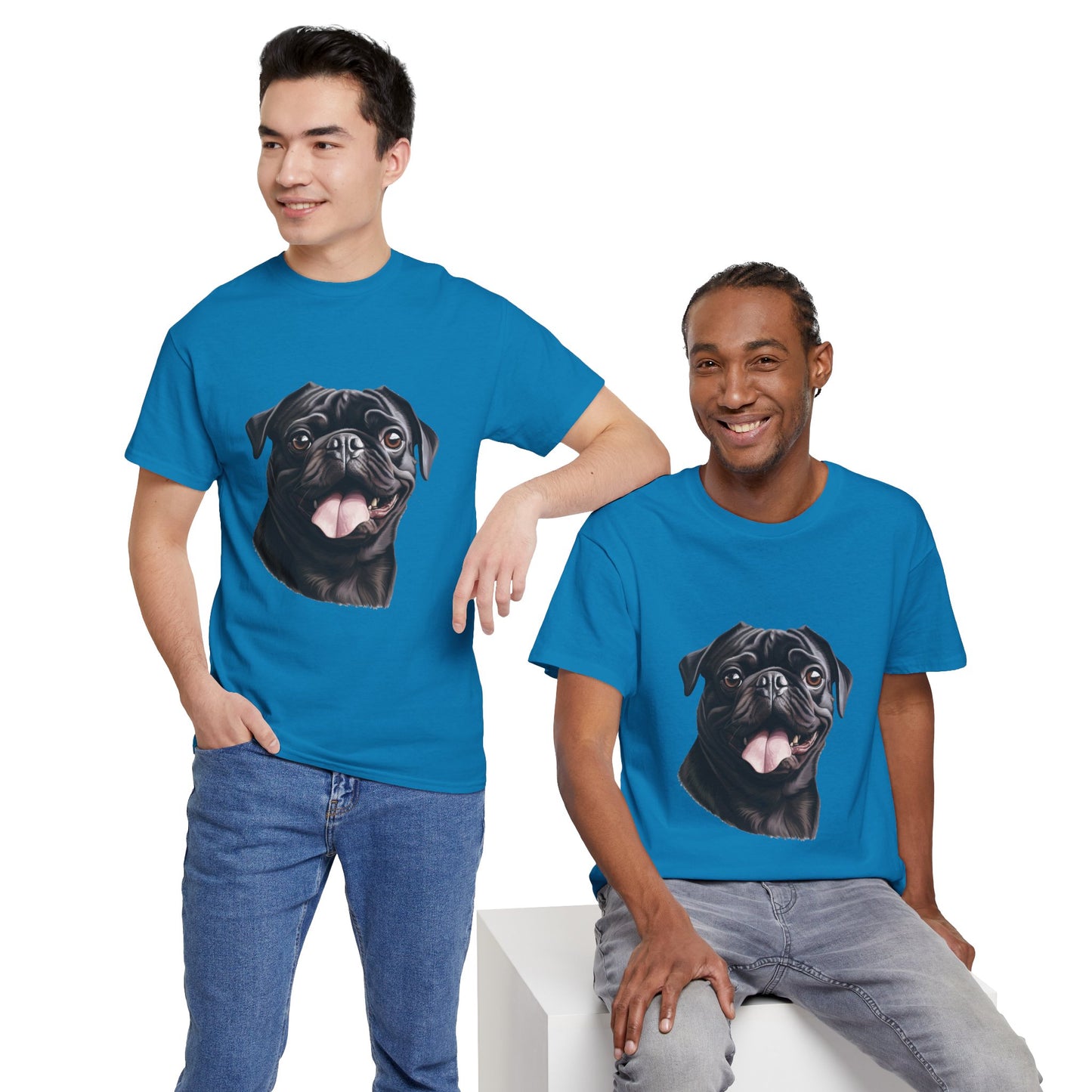 Dog Lover Unisex Tee with Vibrant Design - Ideal for Casual Outings and Gifting
