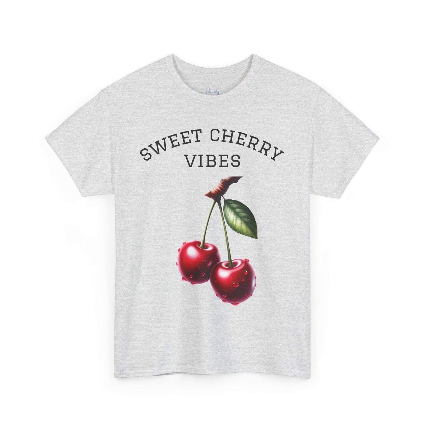Unisex Heavy Cotton Tee - "Sweet Cherry Vibes"