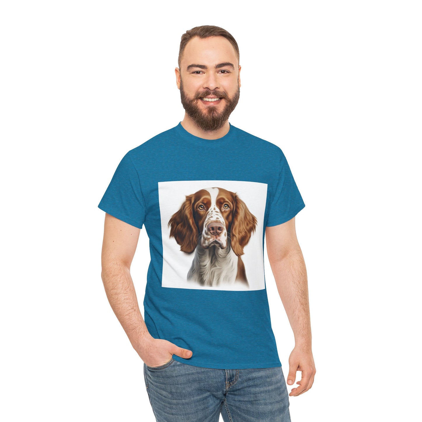 Dog Lover Unisex Tee with Vibrant Design - Ideal for Casual Outings and Gifting