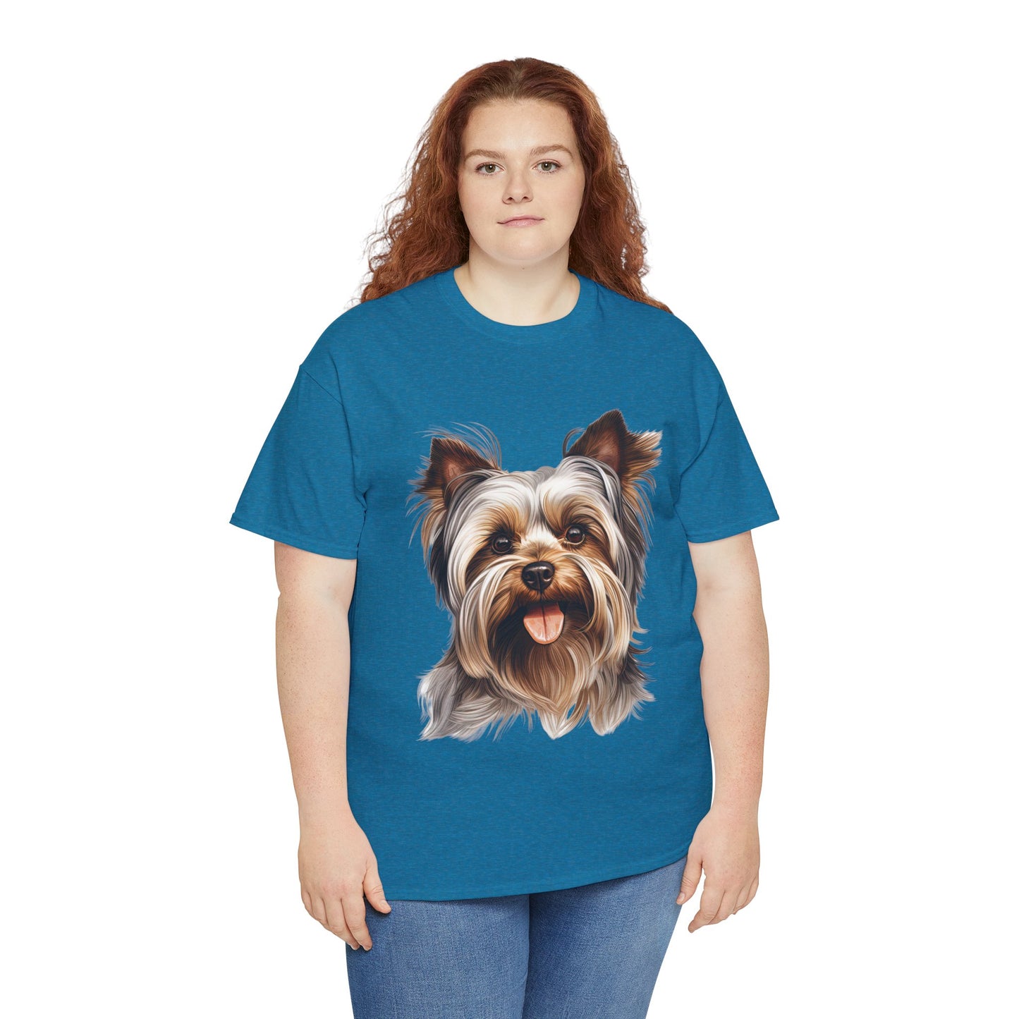 Dog Lover Unisex Tee with Vibrant Design - Ideal for Casual Outings and Gifting Yorkshire Terrier