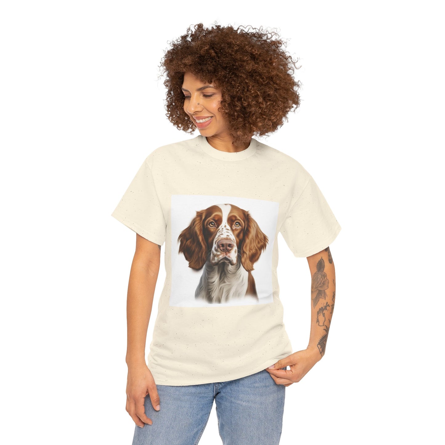 Dog Lover Unisex Tee with Vibrant Design - Ideal for Casual Outings and Gifting