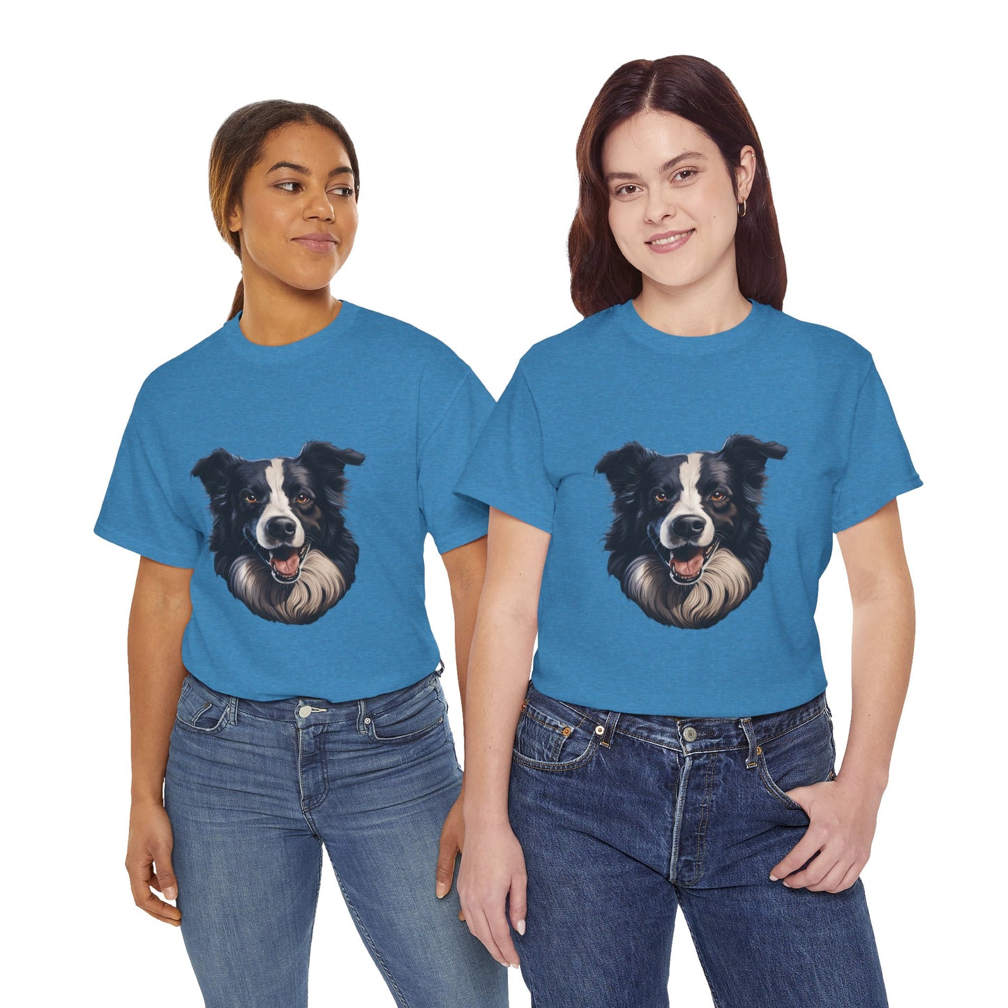 Dog Lover Unisex Tee with Vibrant Design - Ideal for Casual Outings and Gifting