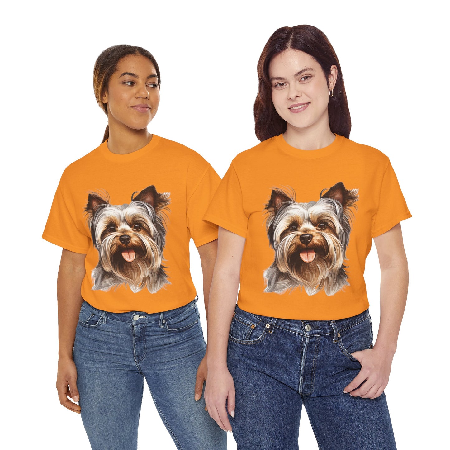 Dog Lover Unisex Tee with Vibrant Design - Ideal for Casual Outings and Gifting Yorkshire Terrier