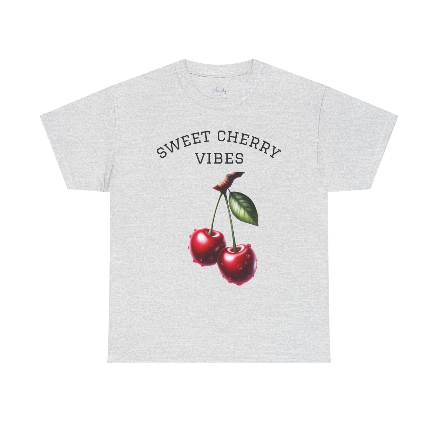 Unisex Heavy Cotton Tee - "Sweet Cherry Vibes"