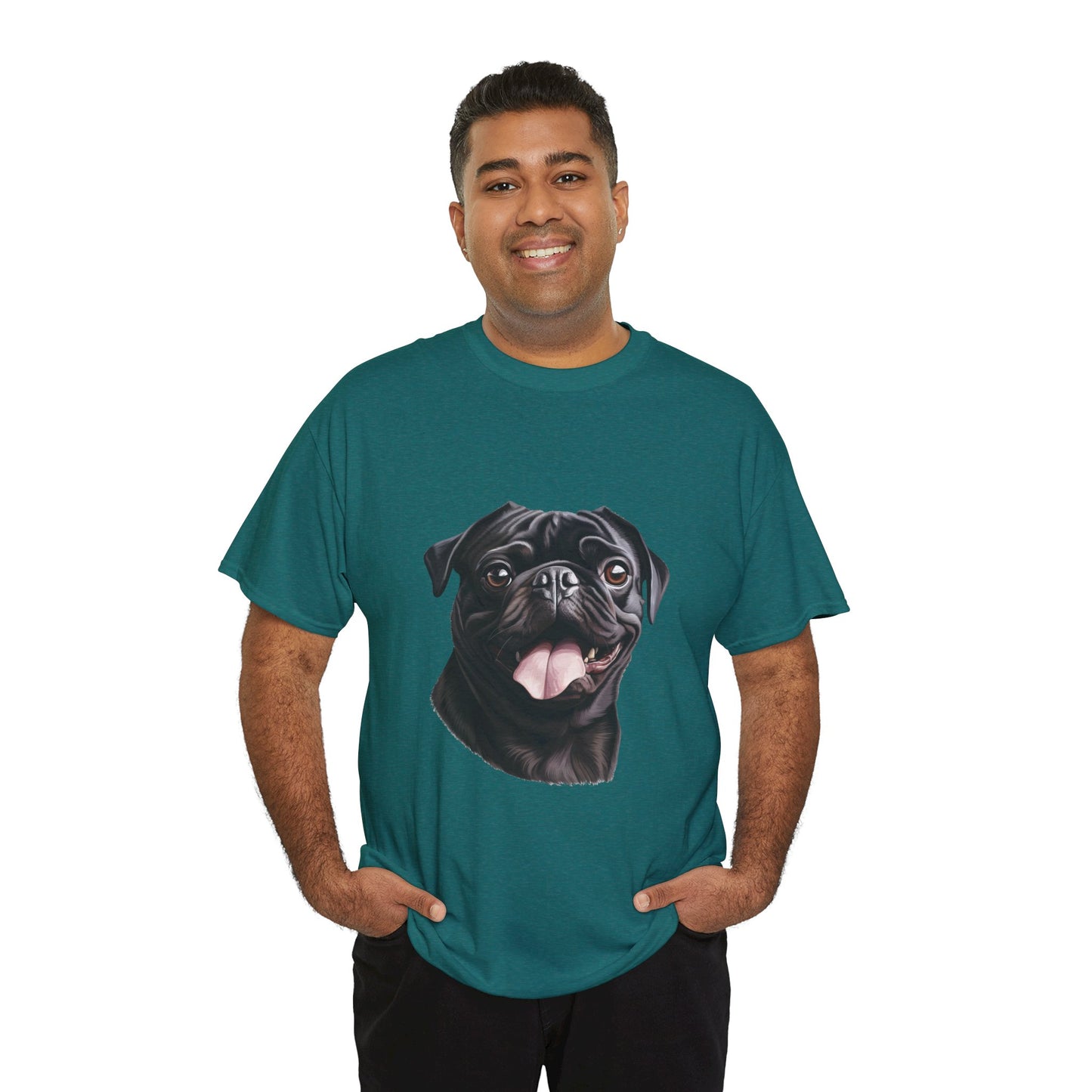 Dog Lover Unisex Tee with Vibrant Design - Ideal for Casual Outings and Gifting