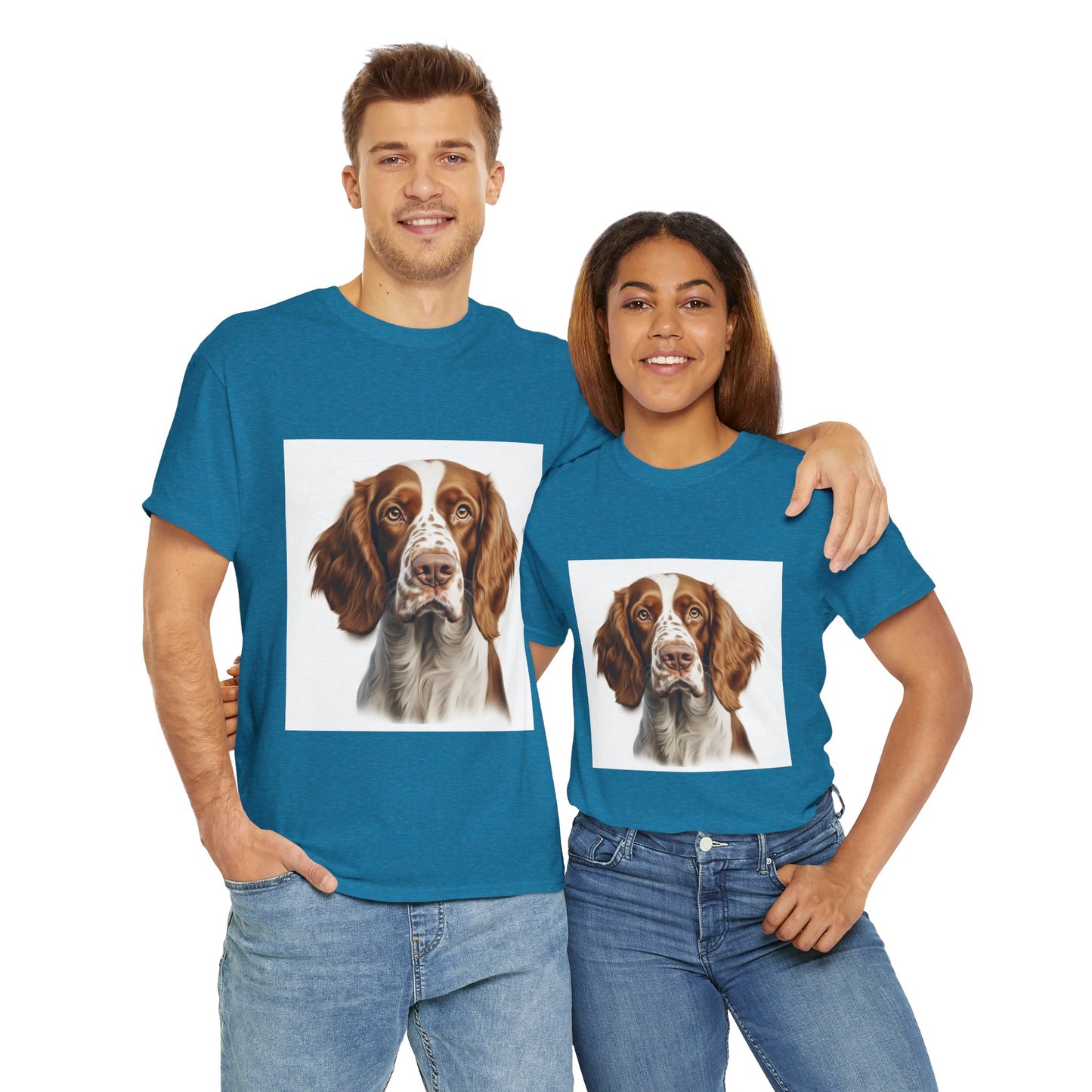 Dog Lover Unisex Tee with Vibrant Design - Ideal for Casual Outings and Gifting