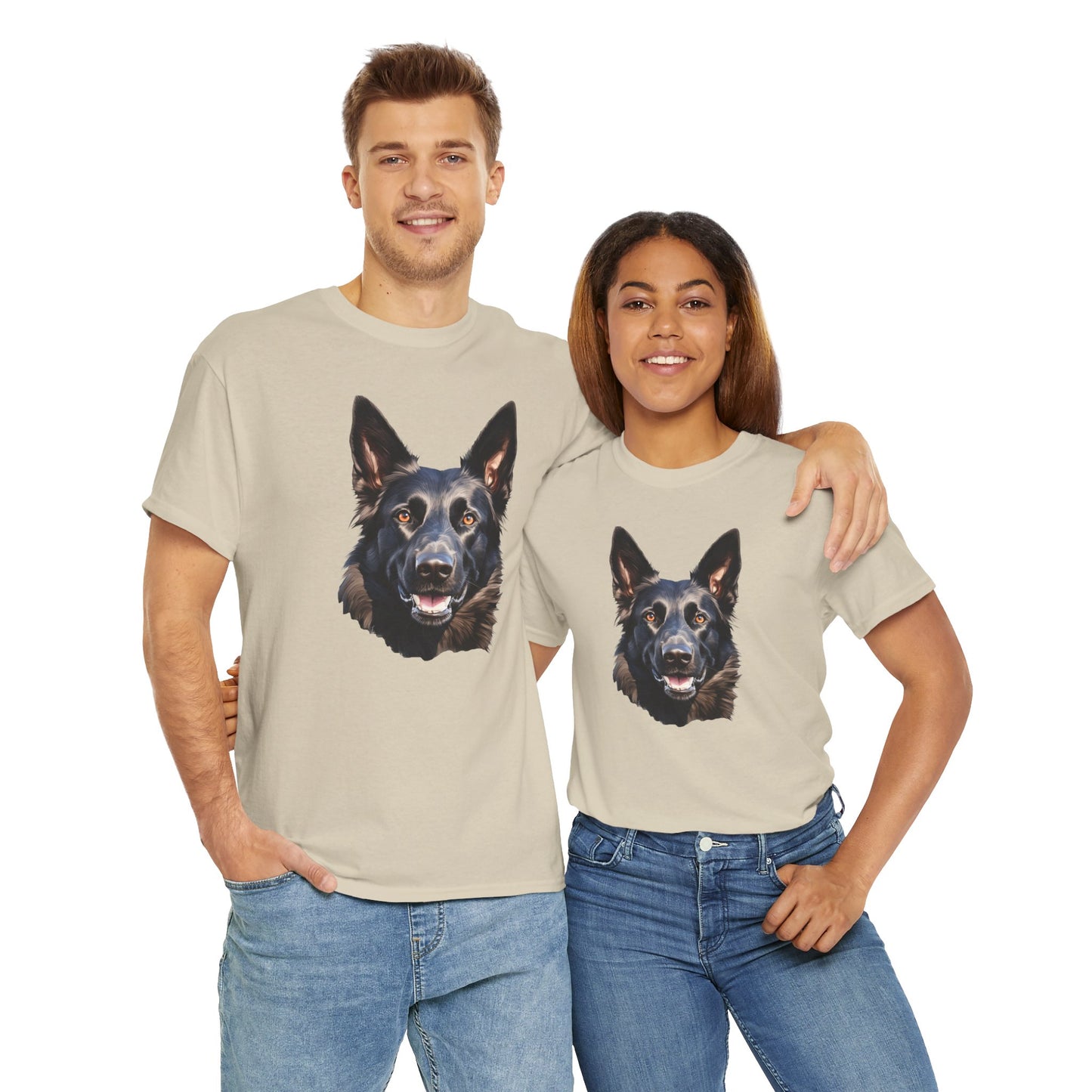 Dog Lover Unisex Tee with Vibrant Design - Ideal for Casual Outings and Gifting