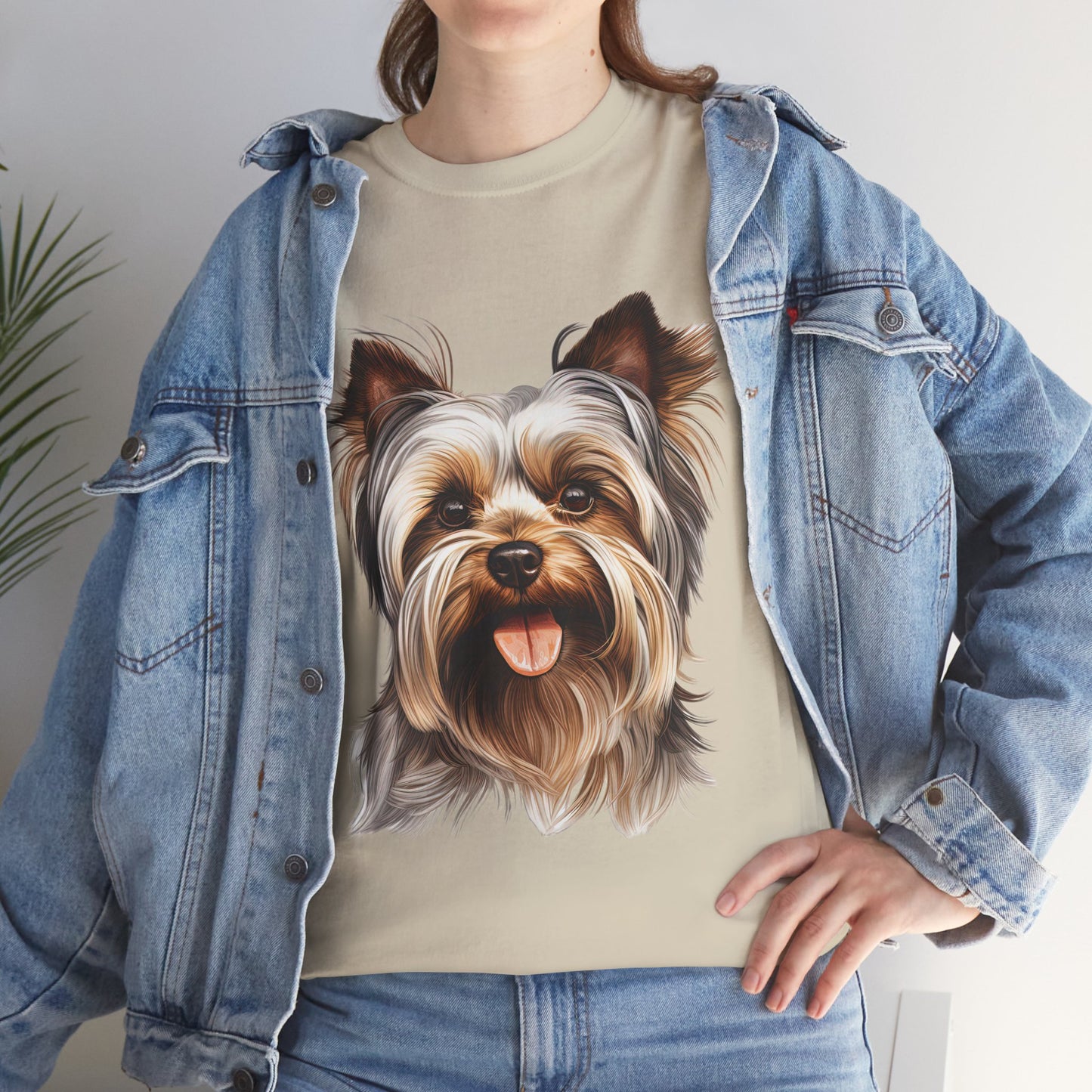 Dog Lover Unisex Tee with Vibrant Design - Ideal for Casual Outings and Gifting Yorkshire Terrier