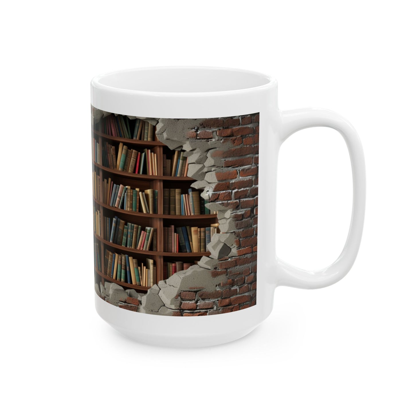 Bookshelf Mug