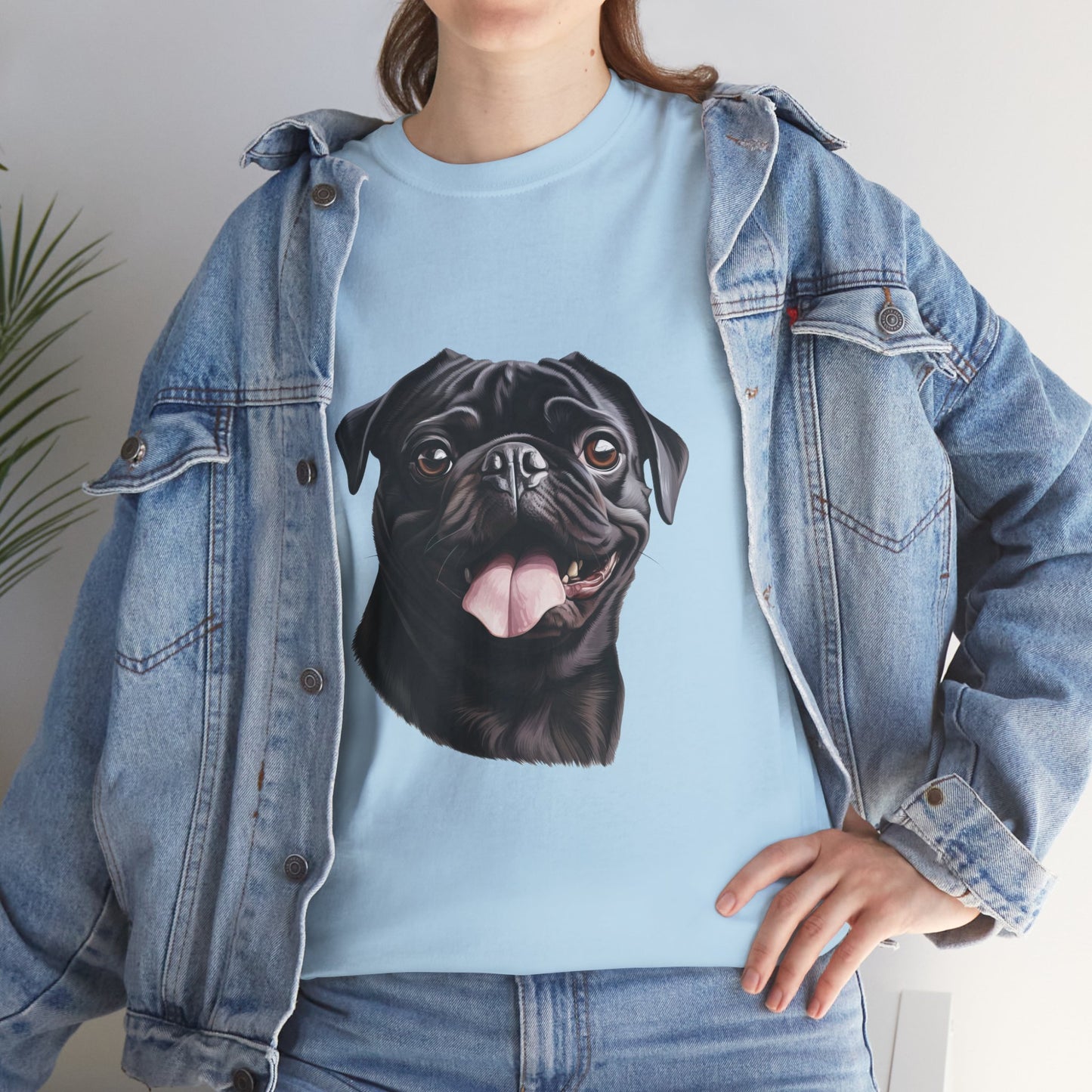 Dog Lover Unisex Tee with Vibrant Design - Ideal for Casual Outings and Gifting