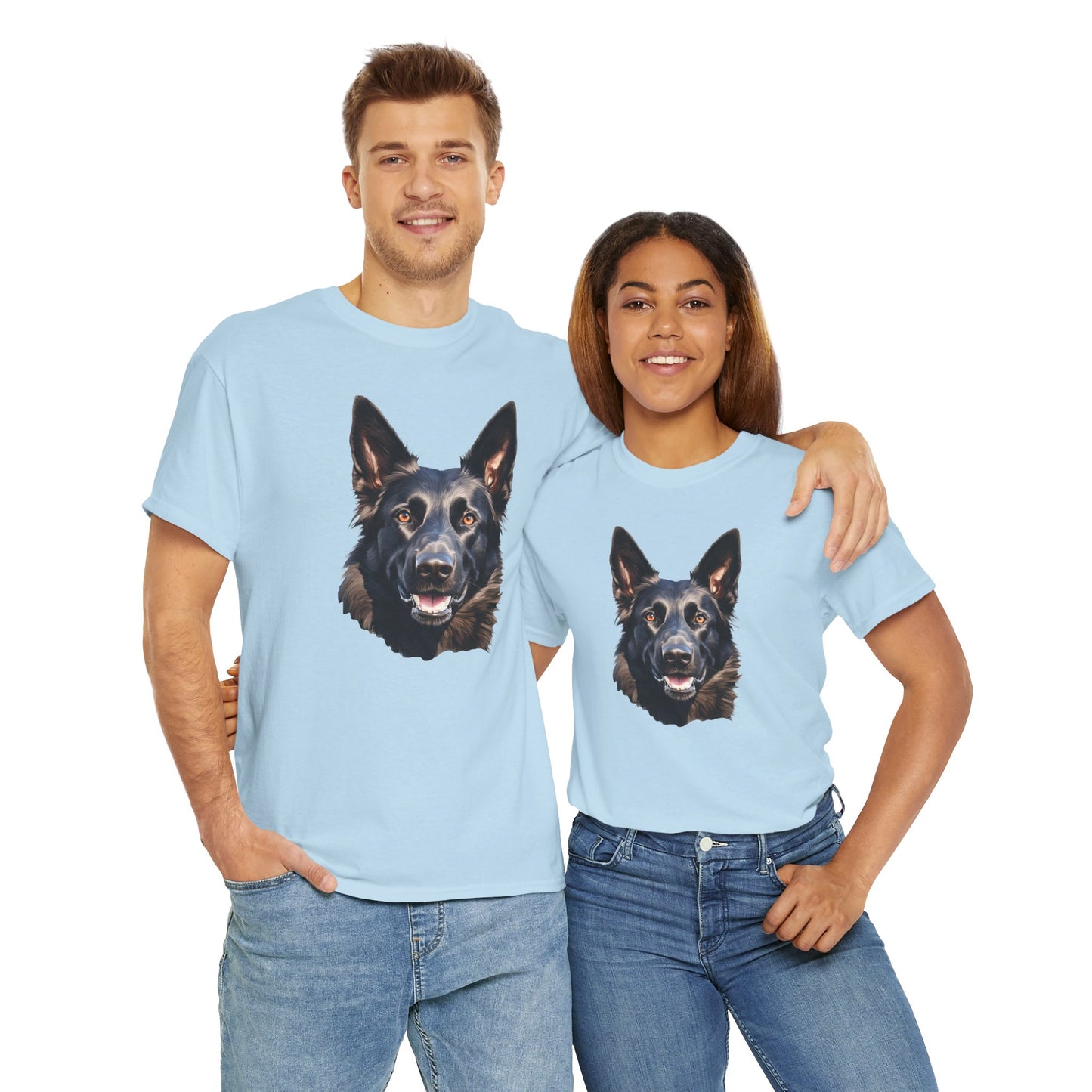Dog Lover Unisex Tee with Vibrant Design - Ideal for Casual Outings and Gifting
