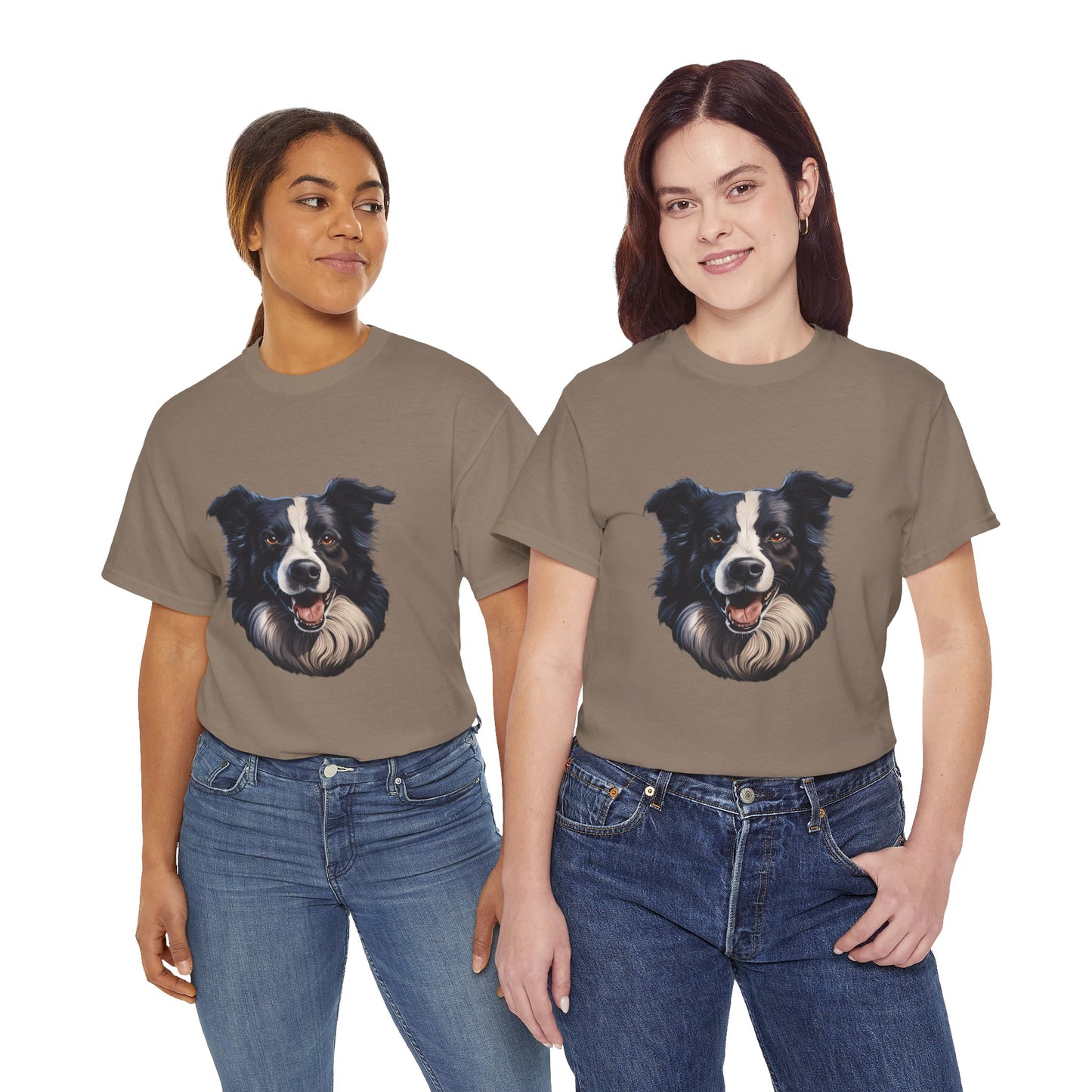 Dog Lover Unisex Tee with Vibrant Design - Ideal for Casual Outings and Gifting