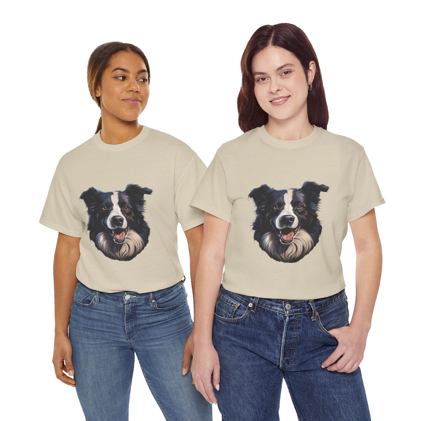 Dog Lover Unisex Tee with Vibrant Design - Ideal for Casual Outings and Gifting