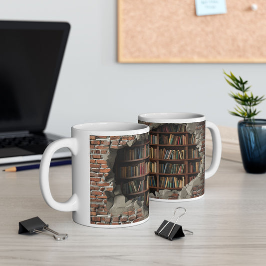 Bookshelf Mug