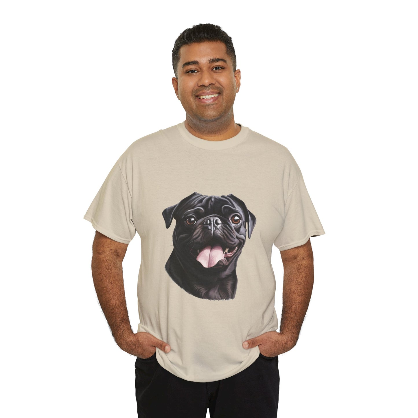 Dog Lover Unisex Tee with Vibrant Design - Ideal for Casual Outings and Gifting