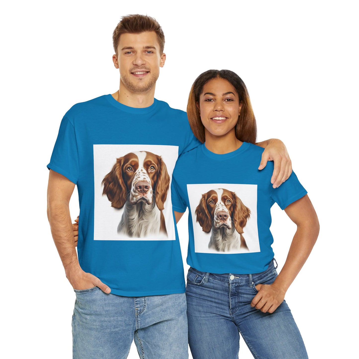 Dog Lover Unisex Tee with Vibrant Design - Ideal for Casual Outings and Gifting