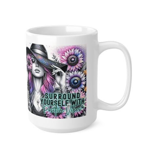 Coffee Cups - Positive Vibes 11oz & 15oz